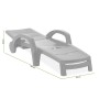 Chaise longue Shaf Ocean Anthracite 100 x 74 x 42 cm