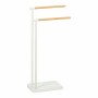 Porte Serviettes sur Pied Andrea House ba72128 Blanc Métal 30 x 20 x 78 cm