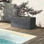 Jardinière auto-arrosante Deroma Anthracite 79 cm Plastique Rectangulaire