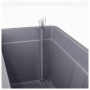 Self-watering planter Deroma Pearl 78 x 38 x 39 cm Plastic Rectangular Ø 78 cm