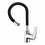 Mitigeur EDM 01155 Baiona Noir Laiton Zinc Flexible Cuisine