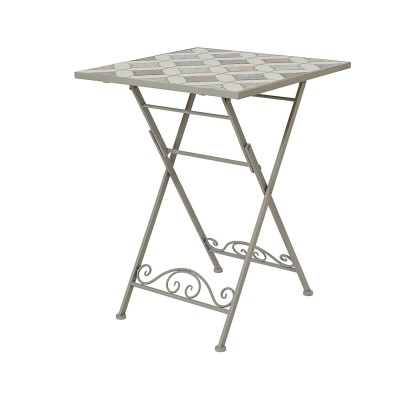 Table Piable Lifetime Bistró 58 x 58 x 76 cm Mosaïque