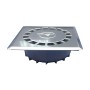 Drain Tecnoagua T-88 I PVC Stainless steel 11,7 x 11,7 x 4,4 cm Ø 4 cm Vertical