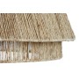 Ceiling Light DKD Home Decor Light brown Jute Iron 50 W 80 x 80 x 33 cm
