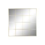 Miroir mural Home ESPRIT Doré Fenêtre 122 x 1 x 122 cm