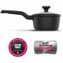 Casserole with lid Taurus KCK3018 Black 18 cm Ø 18 cm