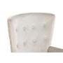Armchair DKD Home Decor Natural Beige Wood Polyester (67 x 70 x 95 cm)