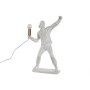Desk lamp Home ESPRIT White Golden Resin 220 V 32 x 13 x 52 cm