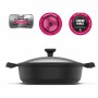 Casserole avec Couvercle Taurus 980929000 Noir Ø 28 cm
