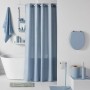 Rideau de Douche TODAY Bleu Polyester 180 x 200 cm (12 Unités)
