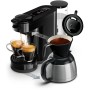 Cafetière à capsules Philips SENSEO SWITCH HD6592/65 noir 1 bar 1450 W