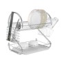 Draining Rack for Kitchen Sink Feel Maestro MR-1025-53 Silver Stainless steel Plastic
