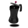 Italian Coffee Pot Taurus Black Moments 3 Black Aluminium 3 Cups