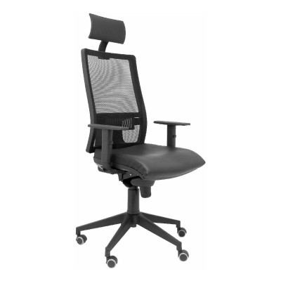 Chaise de Bureau avec Appui-tête Horna  Piqueras y Crespo 10SSPNE Noir