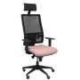 Chaise de Bureau avec Appui-tête Horna bali Piqueras y Crespo BALI710 Rose Rose clair