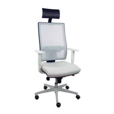 Chaise de Bureau avec Appui-tête Horna Piqueras y Crespo 0B4BRPC Blanc