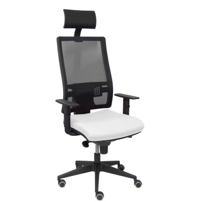 Chaise de Bureau avec Appui-tête Horna Piqueras y Crespo SBALI10 Blanc