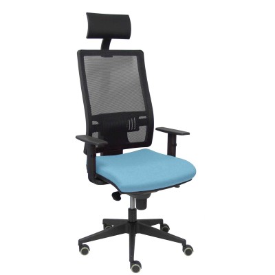 Chaise de Bureau avec Appui-tête Horna Piqueras y Crespo SBALI13 Bleu ciel