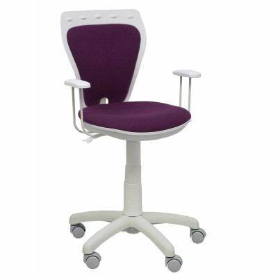 Chaise de Bureau Salinas Piqueras y Crespo LB760RF Blanc Violet Jeunes