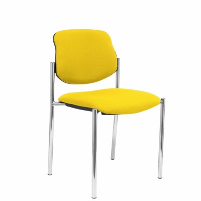 Chaise de Réception Villalgordo Piqueras y Crespo BALI100 Jaune Simili Cuir