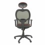 Office Chair with Headrest Jorquera malla Piqueras y Crespo NSPGRAC Maroon