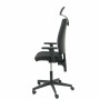 Office Chair with Headrest Lezuza Piqueras y Crespo 322NECC Black