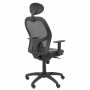 Office Chair with Headrest Jorquera similpiel Piqueras y Crespo SNSPNEC Black