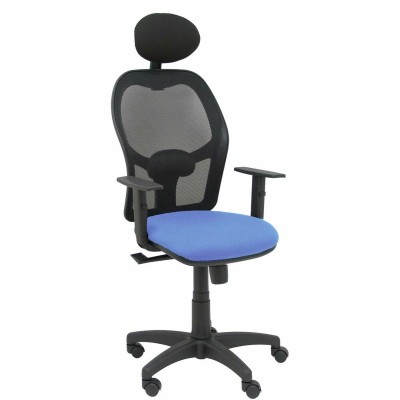 Chaise de Bureau avec Appui-tête Piqueras y Crespo B10CRNC Bleu Bleu clair