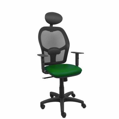 Chaise de Bureau avec Appui-tête Alocén Piqueras y Crespo B10CRNC Vert foncé