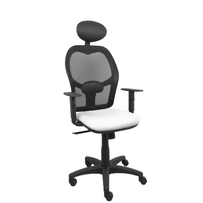 Chaise de Bureau avec Appui-tête Piqueras y Crespo B10CRNC Blanc