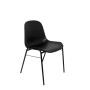 Chaise de Réception Piqueras y Crespo 123PTNI840 Noir
