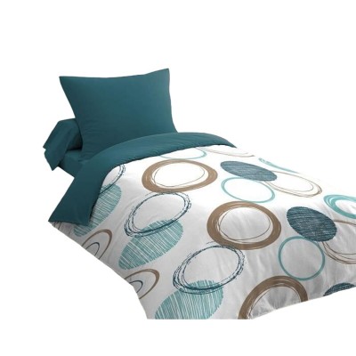 Duvet cover set HOME LINGE PASSION Green 140 x 200 cm Circles