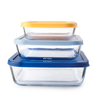 Ensemble de 3 Boîtes à Lunch Ibili