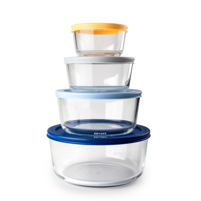 Ensemble de 4 Boîtes à Lunch Ibili Transparent Plastique (4 Unités)