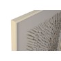 Painting Home ESPRIT Beige Grey Abstract Modern 100 x 3,5 x 100 cm (2 Units)