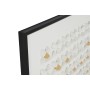 Painting Home ESPRIT White Black Abstract Modern 100 x 3,5 x 100 cm (2 Units)