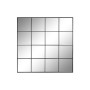 Wall mirror Home ESPRIT Black Window 122 x 2 x 122 cm
