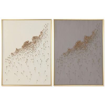 Painting Home ESPRIT Beige Grey Modern 90 x 3,5 x 120 cm (2 Units)
