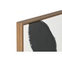 Painting Home ESPRIT Black Beige Flower Urban 75 x 4 x 100 cm (2 Units)