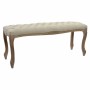 Banquette DKD Home Decor   110 x 37 x 48 cm Naturel Beige Bois Bois d'hévéa