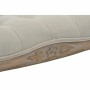 Banquette DKD Home Decor   110 x 37 x 48 cm Naturel Beige Bois Bois d'hévéa