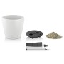 Plant pot Lechuza Grey polypropylene Circular