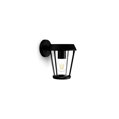 Wall Light Philips sunera Black 25 W Aluminium E27