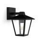 Wall Light Philips Black Aluminium E27