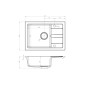 Sink with One Basin Maidsinks 070 242 101FB