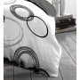 Nordic cover HOME LINGE PASSION Audace Grey Light grey 240 x 260 cm