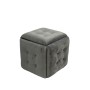 Jeu de tabourets GO GIFT Transformer Gris Velours Acier 50 x 50 x 50 cm Pouf 5 en 1 5 Unités