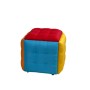 Jeu de tabourets GO GIFT Transformer Multicouleur Cuir Acier 50 x 50 x 50 cm Pouf 5 en 1 5 Unités
