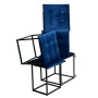 Jeu de tabourets GO GIFT Transformer Bordeaux Velours Acier 50 x 50 x 50 cm Pouf 5 en 1 5 Unités