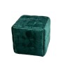 Set of stools GO GIFT Transformer Dark green Velvet Steel 50 x 50 x 50 cm Pouffe 5-in-1 5 Units